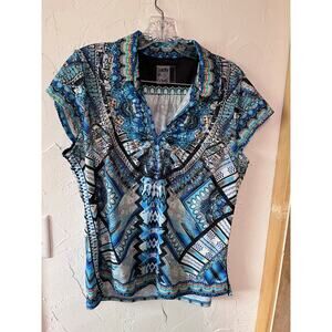 Lucky In Love Printed Golf Tee Sz L‎